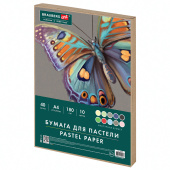 Бумага для пастели А4 в коробке, 40 листов, 10 цветов, 180 г/м2, BRAUBERG ART CLASSIC, 116349 за 239 ₽. Альбомы и бумага для пастели.  Доставка по РФ. Без переплат!