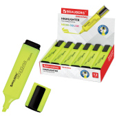 Текстовыделитель BRAUBERG "ORIGINAL NEON", ЖЕЛТЫЙ, линия письма 1-5 мм, 152211 за 45 ₽. Текстовыделители.  Доставка по РФ. Без переплат!