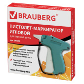 Пистолет-маркиратор игловой, тонкая игла, BRAUBERG, 291038 за 674 ₽. Пистолеты-маркираторы.  Доставка по РФ. Без переплат!