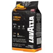 Кофе в зернах LAVAZZA "Crema Ricca Expert" 1 кг, ИТАЛИЯ, 3003 за 3 170 ₽. Кофе зерновой.  Доставка по РФ. Без переплат!