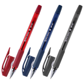 Ручка шариковая BRAUBERG BP-GT VIVID, СИНЯЯ, корпус ассорти, пишущий узел 0,7 мм, линия письма 0,35 мм, 144502 за 36 ₽. Ручки шариковые неавтоматические.  Доставка по РФ. Без переплат!