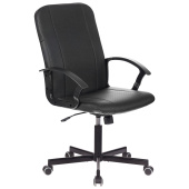 Кресло офисное BRABIX "Simple EX-521", компактная упаковка, экокожа, черное, 532103 за 9 015 ₽. Кресла для руководителей. Доставка по РФ. Без переплат!