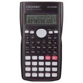 Калькулятор инженерный CROMEX (КРОМЕКС) СX-240BK (155х80 мм), 240 функций, 10+2 разрядов, черный, 273832 за 534 ₽. Калькуляторы инженерные.  Доставка по РФ. Без переплат!