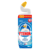 Средство для уборки туалета 900 мл ТУАЛЕТНЫЙ УТЕНОК "Морской", 696893 за 339 ₽. Средства для чистки ванных и туалетных комнат.  Доставка по РФ. Без переплат!