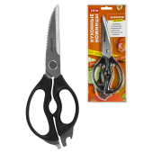 Ножницы кухонные DASWERK (ДАСВЕРК), 230 мм, разборные, с открывашками, зазубренные, 608906 за 328 ₽. Ножницы кухонные.  Доставка по РФ. Без переплат!