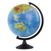 Глобус физический Globen Классик, диаметр 320 мм рельефный, К013200219 за 2 855 ₽. Глобусы. Доставка по РФ. Без переплат!