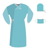 Комплект одноразовой одежды для хирурга КХ-04 стерильный 3 предмета, ГЕКСА за 591 ₽. Одноразовые медицинские комплекты. Доставка по РФ. Без переплат!
