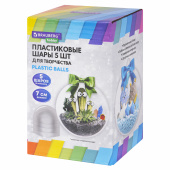 Пластиковые шары для поделок, 7 см, 5 шт., BRAUBERG HOBBY, 665390 за 228 ₽. Заготовки и основы для творчества.  Доставка по РФ. Без переплат!