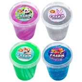 Слайм МИКС, 500 г, АССОРТИ, 4 вида, JOLLY JOT (ДЖОЛЛИ ДЖОТ), 667323 за 349 ₽. Игрушки релаксирующие.  Доставка по РФ. Без переплат!