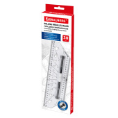 Линейка с роликом (рейсшина) 30 см, BRAUBERG, металлический ролик, коробка с подвесом, 210647 за 303 ₽. Доски для черчения и рейсшины.  Доставка по РФ. Без переплат!