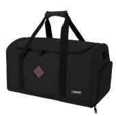 Сумка спортивная HEIKKI MOVE RENOWNED (ХЕЙКИ), отделение для обуви, черная, 28x51x26 см, 273909 за 1&nbsp;173 ₽. Сумки спортивные.  Доставка по РФ. Без переплат!