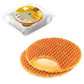 Вафли голландские ДЫМКА со вкусом "Манговый мусс", 150 г за 115 ₽. Вафли, пряники.  Доставка по РФ. Без переплат!