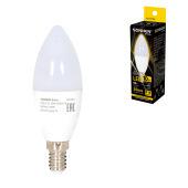 Лампа светодиодная SONNEN EXTRA, 10 (85) Вт, Е14, свеча, теплый белый, 30000 ч, LED C37-10W-2700-Е14, 457904 за 76 ₽. Лампы светодиодные.  Доставка по РФ. Без переплат!