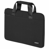 Сумка портфель HEIKKI ULTRA (ХЕЙКИ) с отделением для ноутбука 15,6", Total black, черная, 28х39х3 см, 272609 за 931 ₽. Сумки деловые с отделением для ноутбука и планшета.  Доставка по РФ. Без переплат!