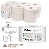 Бумага туалетная 200 м, VEIRO Professional (Система T2), КОМПЛЕКТ 12 шт., Basic, T102 за 1 649 ₽. Туалетная бумага профессиональная.  Доставка по РФ. Без переплат!
