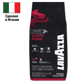 Кофе в зернах LAVAZZA "Gusto Pieno Expert" 1 кг, ИТАЛИЯ, 4338 за 3 687 ₽. Кофе зерновой.  Доставка по РФ. Без переплат!