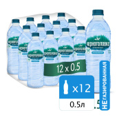 Вода негазированная питьевая ЧЕРНОГОЛОВКА, 0,5 л за 42 ₽. Минеральная и питьевая вода.  Доставка по РФ. Без переплат!