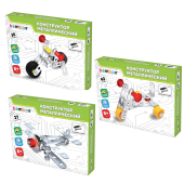 Конструктор металлический "Транспорт" 3 вида ассорти, BAMBOX (БАМБОКС), 666368 за 109 ₽. Конструкторы.  Доставка по РФ. Без переплат!