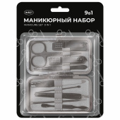 Универсальный набор для маникюра и педикюра 9 в 1 в футляре, MINI, красный, блистер, WBZ (ВБЗ), 609497 за 277 ₽. Инструменты для маникюра и педикюра.  Доставка по РФ. Без переплат!
