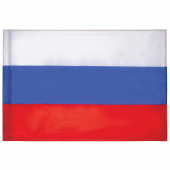 Флаг России 90х135 см без герба, ПРОЧНЫЙ с влагозащитной пропиткой, полиэфирный шелк, STAFF, 550225 за 378 ₽. Флаги и знамена.  Доставка по РФ. Без переплат!
