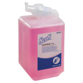 Картридж с пенным мылом одноразовый KIMBERLY-CLARK Scott "Essential", 1 л, розовый, артикул 6340 за 1&nbsp;457 ₽. Картриджи с жидким мылом и мылом-пеной.  Доставка по РФ. Без переплат!