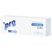 Салфетки бумажные 500 шт., 23х23 см, PROtissue COMFORT, "Big Pack", белые, КОМПЛЕКТ 10 пачек, С211 за 2&nbsp;387 ₽. Салфетки столовые.  Доставка по РФ. Без переплат!