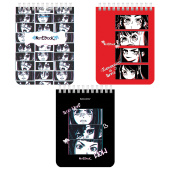 Блокнот МАЛЫЙ ФОРМАТ А6 108х145 мм, 40 л., гребень, картон, клетка, BRAUBERG, "Anime emotions", 114392 за 27 ₽. Блокноты.  Доставка по РФ. Без переплат!