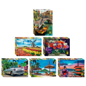 Пазл картонный 1000 элементов, АССОРТИ, поле 59х46 см, STEP PUZZLE за 424 ₽. Пазлы классические.  Доставка по РФ. Без переплат!