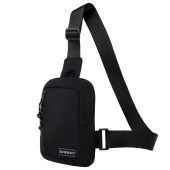 Сумка на плечо HEIKKI BLASTER (ХЕЙКИ) с карманом, черная, 20х14х5 см, 272634 за 514 ₽. Сумки-мини на плечо.  Доставка по РФ. Без переплат!