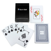 Карты игральные пластиковые "Poker club", ассорти, 54 шт., 8,7 х 6,3 см, 25 мкм, ИН-9121, ИН-9130, ИН-4382 за 237 ₽. Карты игральные.  Доставка по РФ. Без переплат!