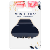 Краб для волос 6 см, темно-синий, MONTE VITA (МОНТЕ ВИТА), 457022 за 151 ₽. Крабы для волос.  Доставка по РФ. Без переплат!