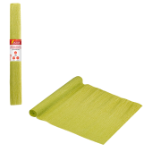 Бумага гофрированная/креповая, 110 г/м2, 50х250 см, желто-зеленая, в рулоне, ОСТРОВ СОКРОВИЩ, 112538 за 75 ₽. Бумага цветная крепированная.  Доставка по РФ. Без переплат!