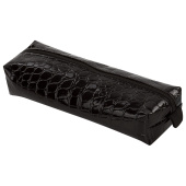 Пенал-косметичка BRAUBERG "Ultra black", "крокодиловая кожа", 20х6х4 см, 223909 за 179 ₽. Пеналы мягкие.  Доставка по РФ. Без переплат!