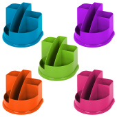Подставка-органайзер BRAUBERG STYLE COLOR, 5 отделений, 132х122х108 мм, ассорти, 238095 за 228 ₽. Подставки канцелярские без наполнения.  Доставка по РФ. Без переплат!