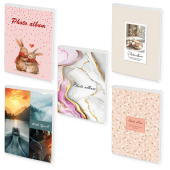 Фотоальбом BRAUBERG на 36 фото 10х15 см, ассорти 5 дизайнов, мягкая обложка, 391442 за 72 ₽. Фотоальбомы.  Доставка по РФ. Без переплат!