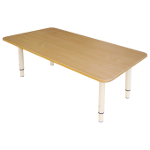 Стол детский "Дошколенок", 900х450х400-580 мм, регулируемый, рост 0-3 (85-145 см), пластик, бук, слоновая кость за 7&nbsp;902 ₽. Столы детские.  Доставка по РФ. Без переплат!