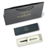 Ручка шариковая PARKER "Jotter Core Bond Street Black", пакет, 880893 за 2 917 ₽. Ручки шариковые подарочные.  Доставка по РФ. Без переплат!