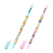 Ручка стираемая гелевая с принтом FUNSTER (ФАНСТЕР) "КОТ-ЭНТУЗИАСТ", СИНЯЯ, корпус ассорти, игольчатый наконеч. 0,5 мм, линия 0,35 мм 144414 за 42 ₽. Ручки со стираемыми чернилами.  Доставка по РФ. Без переплат!