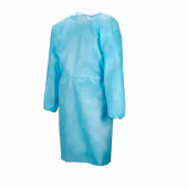 Халат хирургический стерильный 140 см, 52-54 размер, манжета, спанбонд 25 г/м2, NF за 210 ₽. Одноразовая медицинская одежда.  Доставка по РФ. Без переплат!