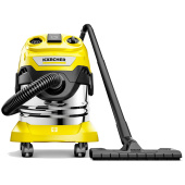 Пылесос хозяйственный KARCHER WD 4 PS, мусоросборник 20 л, мощность 1000 Вт, желтый, 1.628-290.0 за 25&nbsp;974 ₽. Пылесосы промышленные.  Доставка по РФ. Без переплат!