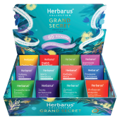 Чай HERBARUS "Grand Secret" ассорти 12 вкусов, НАБОР 60 пакетиков за 995 ₽. Чайные подарочные наборы.  Доставка по РФ. Без переплат!