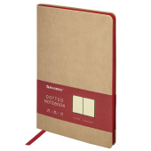 Блокнот А5 (148x218 мм), BRAUBERG "Metropolis Mix", под кожу, 80 л., в точку, бежевый, 113317 за 410 ₽. Бизнес-блокноты и бизнес-тетради.  Доставка по РФ. Без переплат!