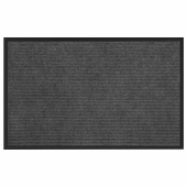 Коврик придверный 50х80 см, СЕРЫЙ, влаго-грязезащитный, 430 г/м2, ребристый, ЛЮБАША СТАНДАРТ, 701033 за 405 ₽. Коврики входные грязезащитные.  Доставка по РФ. Без переплат!