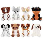 Игрушка мягкая "Собачка", 18 см, ассорти 8 дизайнов, WOOZOO (ВУЗУ), 666807 за 524 ₽. Мягкие игрушки.  Доставка по РФ. Без переплат!