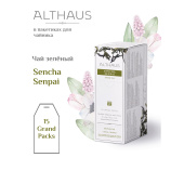 Чай ALTHAUS "Sencha Senpai" зеленый, 15 пирамидок по 4 г для чайника, ГЕРМАНИЯ, TALTHB-GP0057 за 1 103 ₽. Чай пакетированный.  Доставка по РФ. Без переплат!