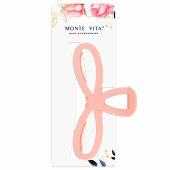 Краб для волос 12,5 см, soft-touch, розовый, MONTE VITA (МОНТЕ ВИТА), 457011 за 91 ₽. Крабы для волос.  Доставка по РФ. Без переплат!