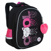 Ранец GRIZZLY анатомическая спинка, c брелоком, для девочек, COOL, 36х28х20 см, RAz-486-4/1 за 5&nbsp;665 ₽. Ранцы для начальной школы.  Доставка по РФ. Без переплат!