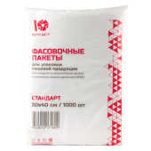 Пакеты фасовочные КОМПЛЕКТ 1000 шт., 30х40 см, ПНД, 7 мкм, ЭКОНОМ, ЮПЛАСТ, евроупаковка, ЮФАС0003 за 844 ₽. Пакеты фасовочные.  Доставка по РФ. Без переплат!