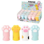 Точилка фигурная FUNSTER (ФАНСТЕР) "Лапка 2", 1 отверстие, ассорти, в дисплее, 274057 за 79 ₽. Точилки ручные.  Доставка по РФ. Без переплат!