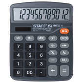 Калькулятор настольный STAFF PLUS DC-111 (180x145 мм), 12 разрядов, двойное питание, +БАТАРЕЙКА АА, 250427 за 605 ₽. Калькуляторы настольные. Доставка по РФ. Без переплат!